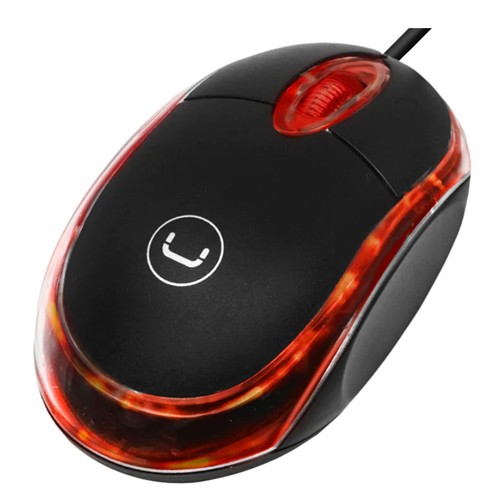 Mouse UNNO TEKNO Trans Optical - Negro - MS6501BK