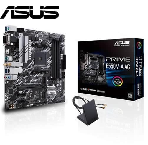 Tarjeta Madre Asus Prime B550M-A AC - 90MB15K0-M0EAY0 AM4-DDR4