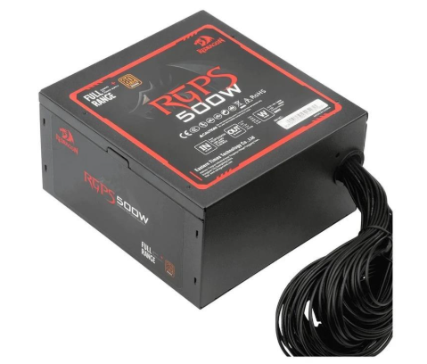 Fuente de Poder Redragon RGPS 500W - 80 Plus - GC-PS021