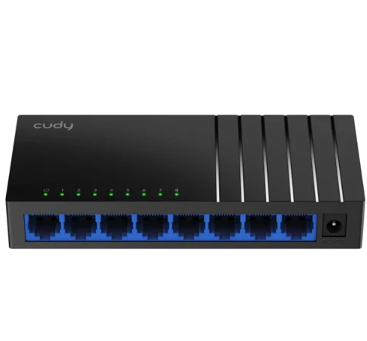Switch Cudy 8 Puertos 10/100/1000 Mbps - Negro - GS108D_EU