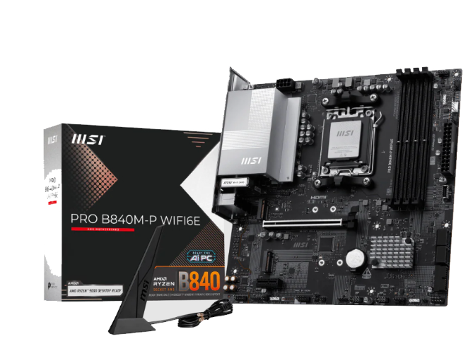 Tarjeta Madre MSI B840M-P WIFI6E - DDR5 - 911-7E77-002