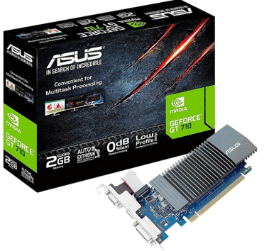Tarjeta de Video Asus Geforce GT 710 - 2GB GDDR5 - 90YV0ALA-M0AA00