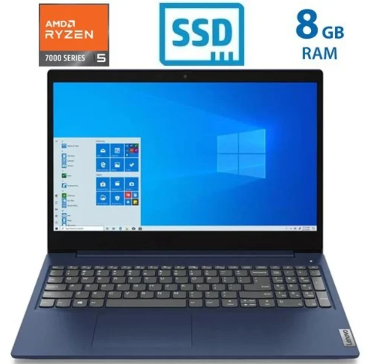 Laptop Lenovo IdeaPad 1 - R5 7520U - 8GB RAM - 256GB SSD - 15.3" FHD - ABYSS_BLUE - 82VG00WXUS