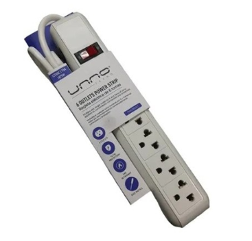 Regleta UNNO TEKNO de 6 tomas - PW5081WT