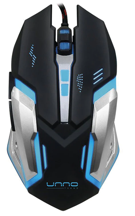 Mouse UNNO TEKNO Brave - MS6610BK