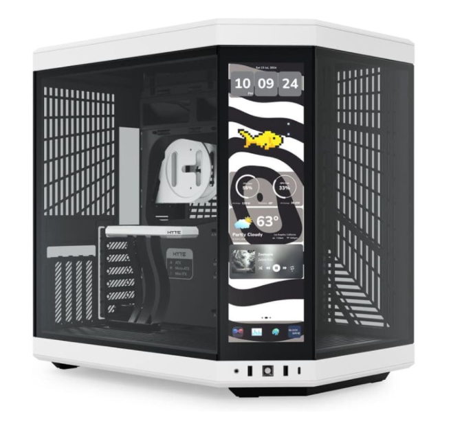 Case Hyte Y70 Touch Infinite - Blanco y Negro - CS-HYTE-Y70TTI-WB