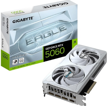 Tarjeta De Video Gigabyte EAGLE OC ICE GEFORCE RTX5060 - 8GB GDDR7 - 9VN5060EOI-00-G10