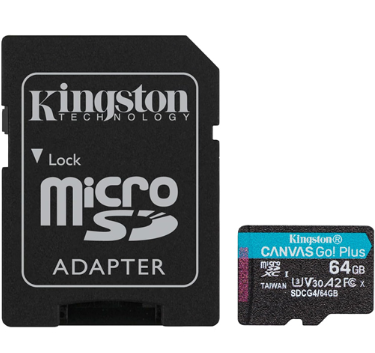 Memoria Micro SD Kingston Canvas Go Plus 64GB - SDCG4/64GB