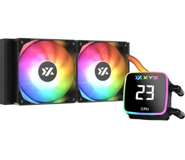 Enfriamiento Liquido XYZ Aquapulse Fusion 240mm A-RGB Light - Negro - X-WC-AQUA-FU240B