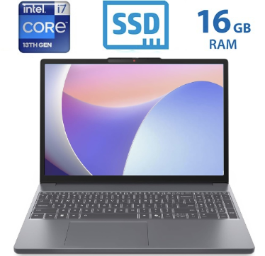 Laptop Lenovo IdeaPad Slim 3 - I7 13620H - 16GB RAM - 1TB SSD - 15.3" FHD - Luna Grey - 83K100SJGJ