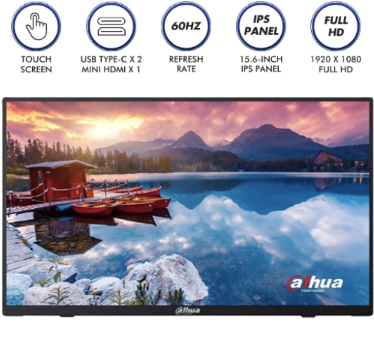 Monitor Portable Dahua - 15,6" FHD - IPS - Hz 1Ms - 1.0.99.12.10907
