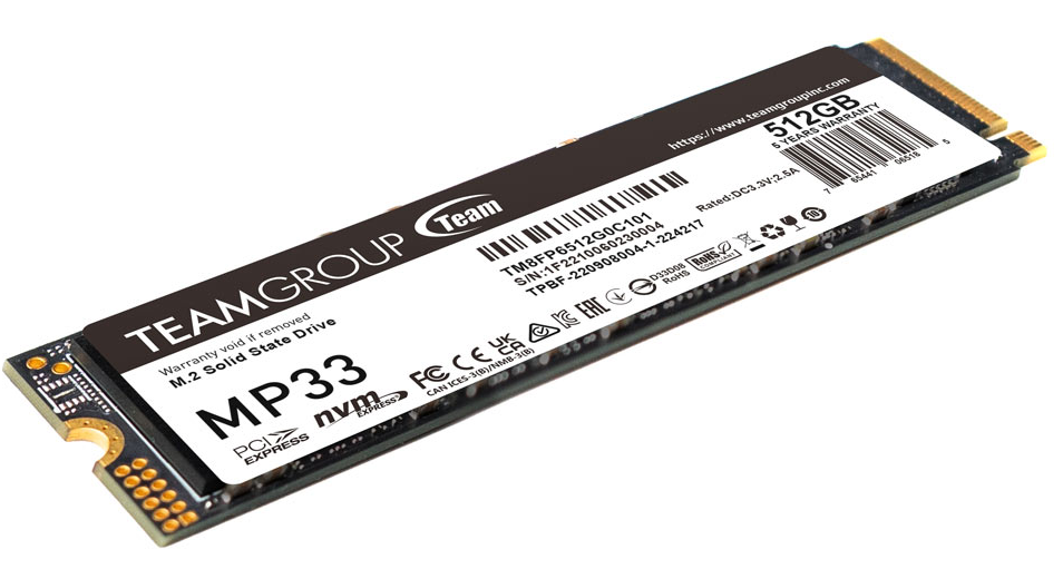 SSD TeamGroup MP33 M.2 512GB - TM8FP6512G0C101
