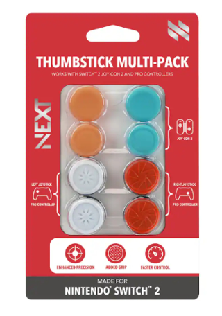 Thumbstick Next Multi-Pack para Joy-Con 2/ Pro Controller - NXNS2JPTP8