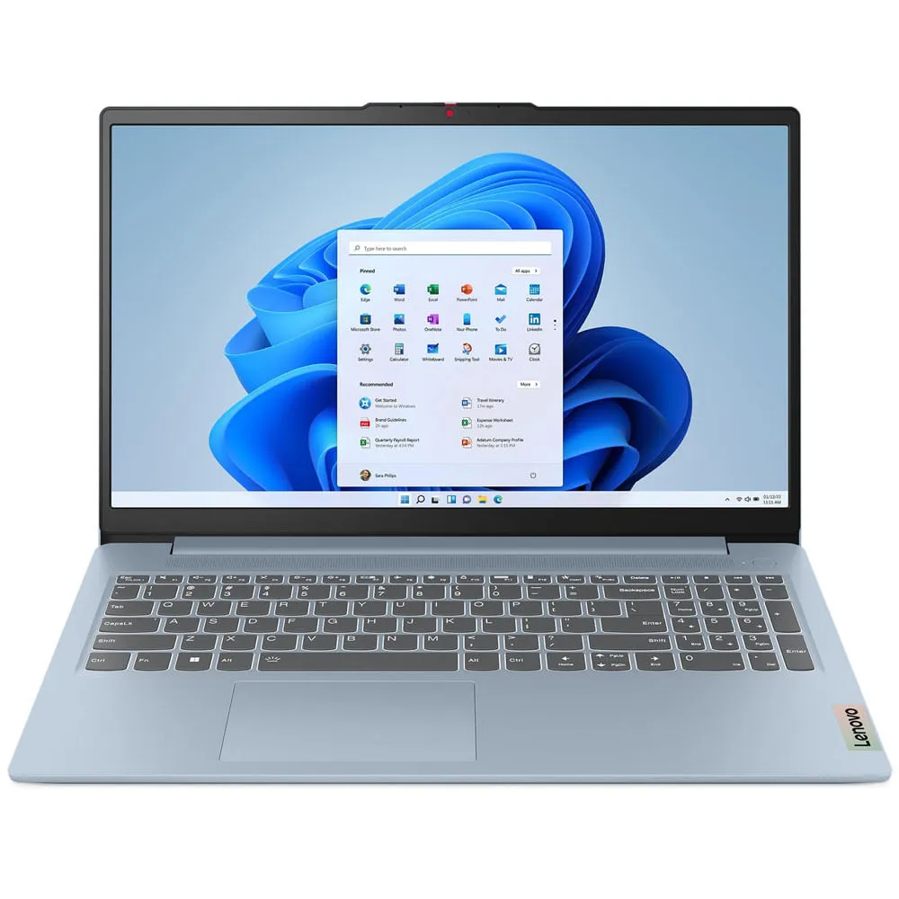 Laptop Lenovo IdeaPad Slim 3 - AMD Ryzen 5 40 - 16GB DDR5 - SSD 512GB - 15.6" FHD - Grapichs Integrated 2GB - Frost_Blue
