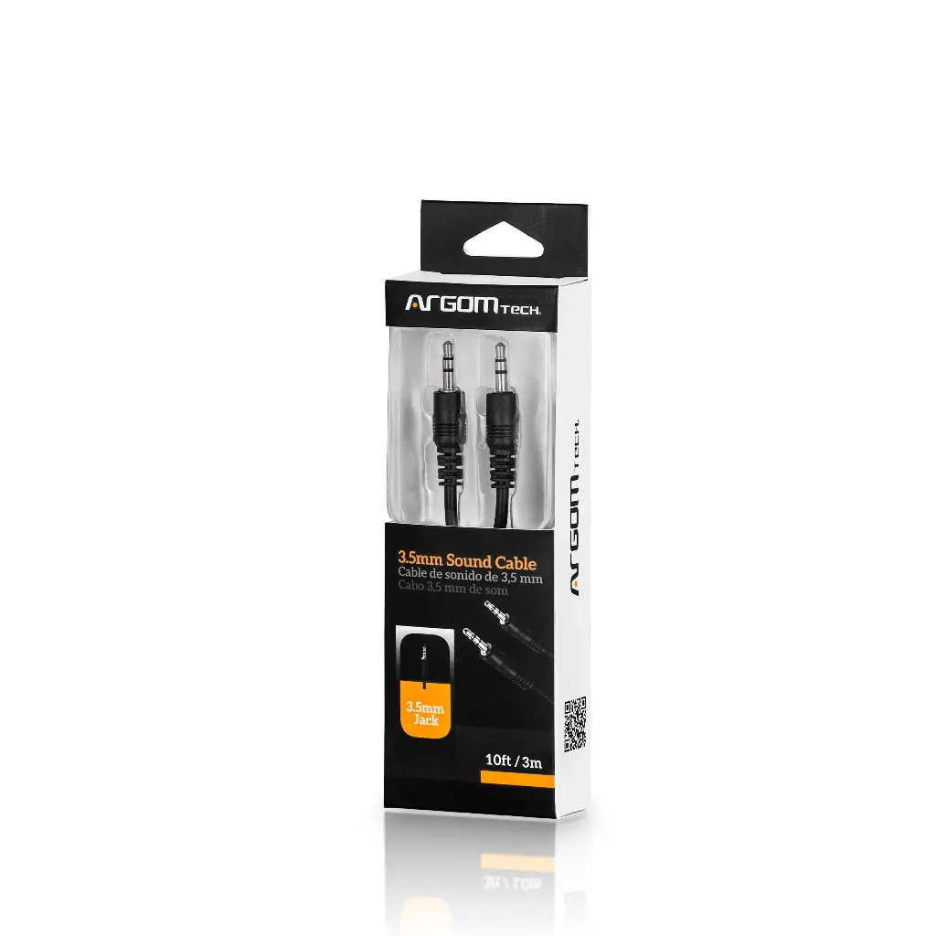 Cable Argom Tech 3.5mm Cable Sonido - 10ft/3m - ARG-CB-0032
