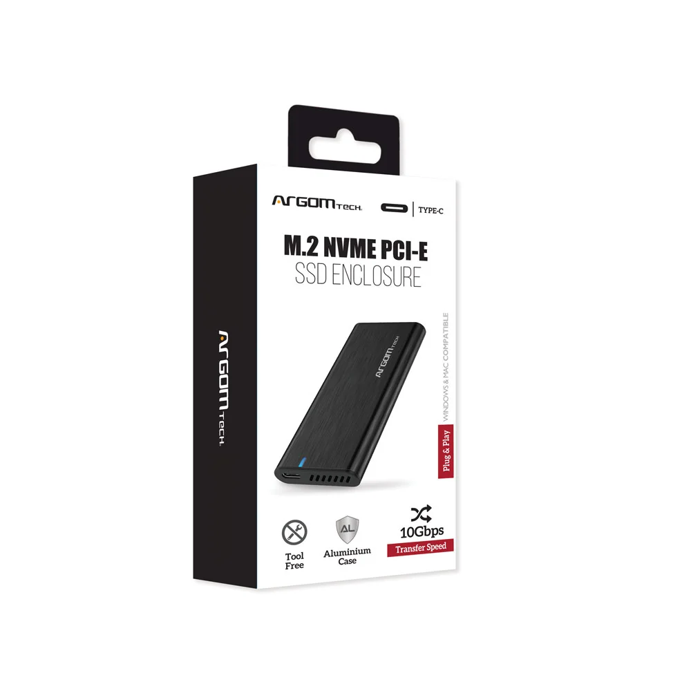 Encapsulador Argom M.2 NVME PCI-E SSD Tipo C - ARG-AC-1038