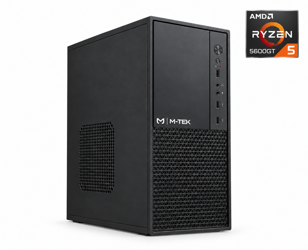 PC MTEK STARTER - Ryzen 5 5600GT | 16GB DDR4 | A520M | SSD 240GB | Case + Fuente