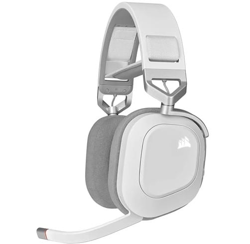 [HE1612] Headset Corsair HS80 RGB Wireless - Blanco - CA-9011236-NA