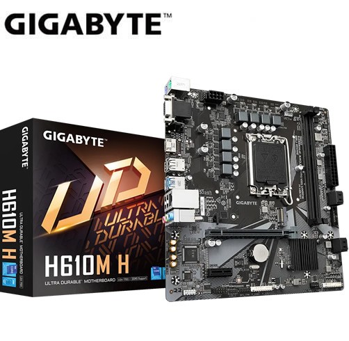 [TM0733] Tarjeta Madre Gigabyte H610M H DDR5 Rev1.0 Intel 14th/ 13th /12th Intel  