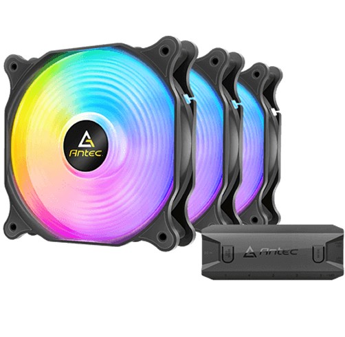 [VEN1703] Ventilador Antec Neon F12 Racing - ARGB - Pack 3