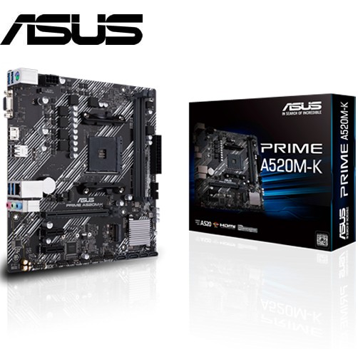 [TM1137] Tarjeta Madre Asus Prime A520M-K AM4-DDR4