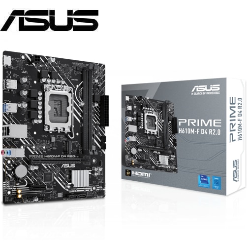 [TM1701] Tarjeta Madre Asus Prime H610M-F D4 R2.0 - DDR4 - 90MB1H70-M0EAY0-Socket Intel LGA 1700