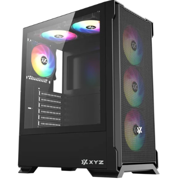 [CAS2906] Case XYZ  AIRONE 300-X MESH NEGRO, 6 x 120mm ARGB fans, USB 3.0 port, USB Type-C Gen2, ATX/Micro-ATX/ITX