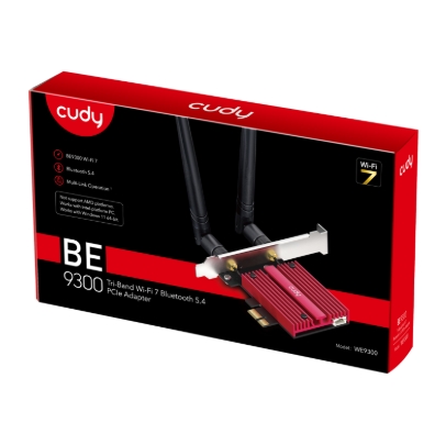 [WIFI1508] Adaptador Cudy BE9300 - Wifi - Bluetooth - PCIE - WE9300S
