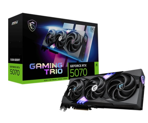 [TV1596] Tarjeta de Video MSI 5070 Gaming Trio OC Edition - 12GB DDR7 - 912-V532-019