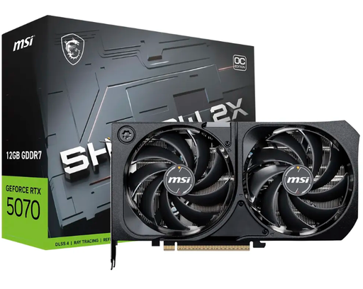 [TV1594] Tarjeta de video MSI GeForce RTX 5070 12G SHADOW 2X OC 12 GB GDDR7 - 912-V532-011