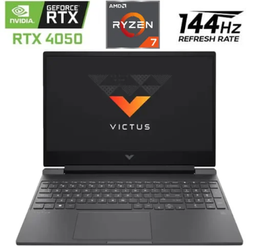 [LP2608] Laptop HP Victus 15-fb3022la - 15.6" FHD - 144Hz - R7 7445HS - 16GB DDR5 - RTX 4050 6GB - 512GB - Plateada - BT4F2LA#ABM