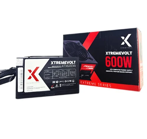 [FP0929] Fuente de poder Extreme Series - Xtremevolt XS600 - 600W