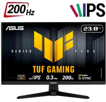 [MT2547] Monitor Asus TUF VG249Q5A - 24" - IPS - FHD - 200Hz - 90LM0C60-B011I1