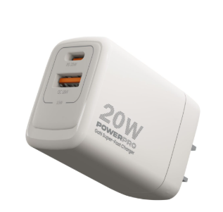 [CAR0156] Cargador Unno Teckno PowerPro USB-A + USB-C 20W - PW5062WT