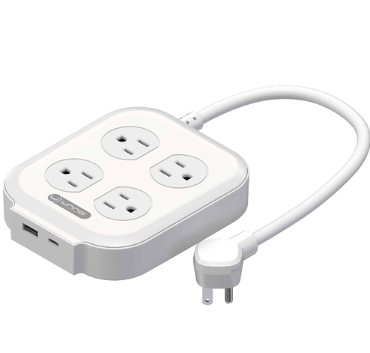 [CAR0143] Regleta UNNO TEKNO POWERPOD de 4 EN 1 - USB - PW5085WT