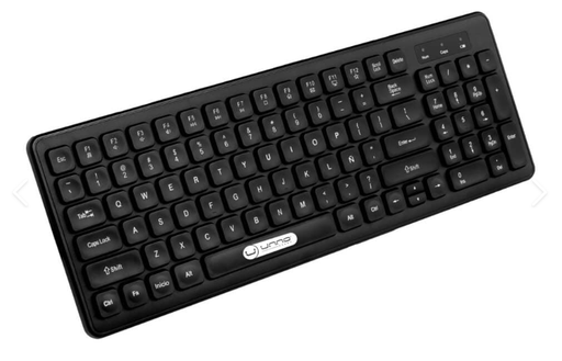 [TC0024] Teclado Unno Tekno KeyPro - Español - Negro - KB6761BK