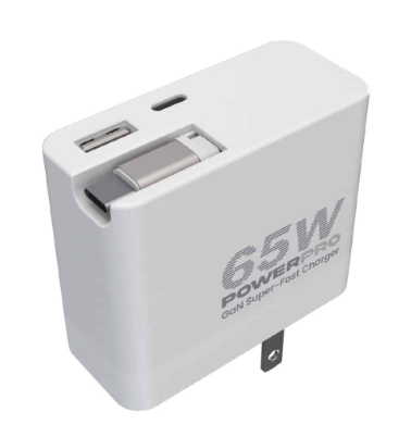 [CAR0142] Cargador De Pared UNNO TEKNO Power Pro - Super Fast - 65W - PW5072WT