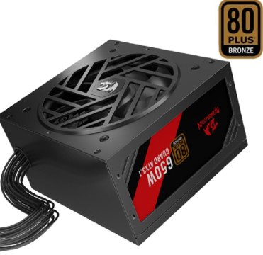 [FP0361] Fuente de Poder Redragon RGPS 650W - 80 Plus - GC-GU02P