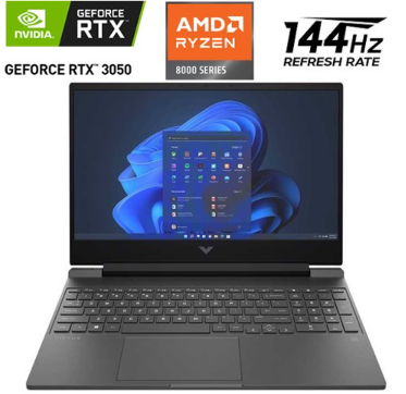 [LP1997] Laptop HP Victus 15-FB3012LA - 15.6" 144Hz- AMD Ryzen 5 8645HS - 8GB DDR5 - 512 GB - RTX 3050 6GB -  BF9V3LA#ABM