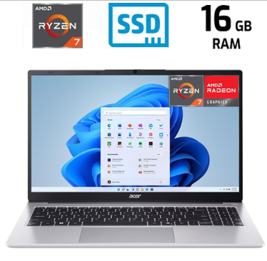 [LP2370] Laptop Acer Aspire Lite  - Ryzen 7 5825U - 16GB DDR4 - 512GB SSD - AMD Radeon Graphics - 15.6" FHD IPS - Light Silver - 