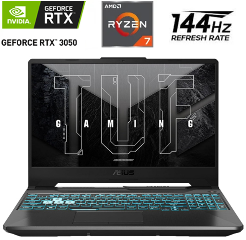 [LP2538] Laptop ASUS TUF Gaming A15 - R7-7445HS - Geforce RTX3050 4GB - 16GB DDR5 - 512GB SSD - Graphite Black - 90NR0JF7-M00JA0