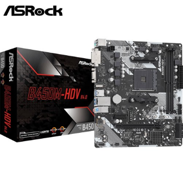 [TM4037] Tarjeta Madre ASROCK B450M-HDV R4.0