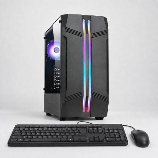 [M-TEK5069] PC M-TEK RYZEN 4500 - 8GB RAM - B450 - 480GB SSD - 3050 6GB- CASE TRITON - 600W - W11PRO
