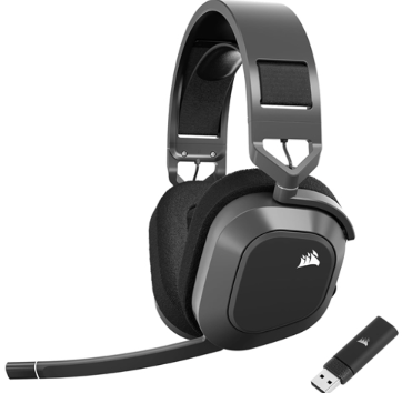 [HE3009] Headset Corsair HS80 MAX Premiun Wireless RGB Gaming - Negro - CA-9011295-NA