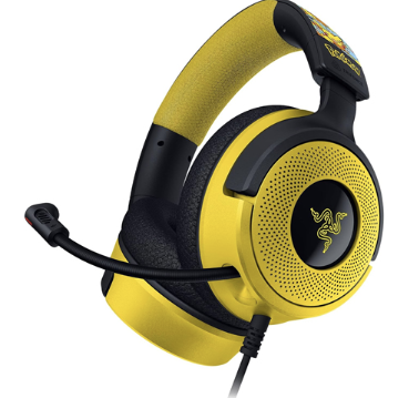 [HE6048] Headset Razer Kraken V4 X Pokémon Edition - Amarillo - RZ04-05180300-R3M1