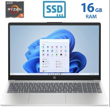 [LP1999] Laptop HP 15-fc0256la- 15.6" FHD  - AMD Ryzen 5 7520U - 16GB DDDR5 - 512GB - Azul - B9TP9LA#ABM