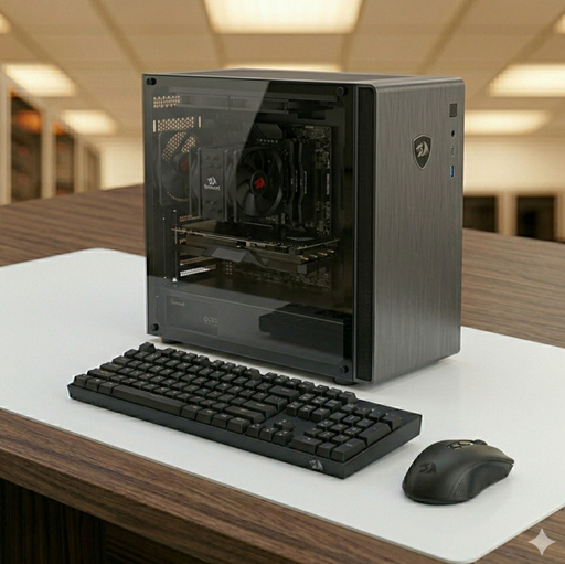 [MTEK16570] M-TEK PC RYZEN 5 3400G, ASUS A520M, Redragon RGPS 500W - 80 Plus, SSD 256GB, DDR4 16GB, CASE TRITON, TECLADO MOUSE, WIND 11 PRO. 