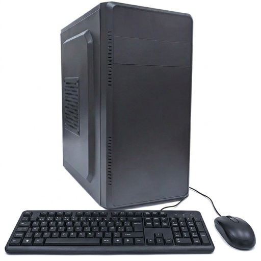 [CAS1365] Case AON - Opti-Combo Pro + Fuente 600W - Teclado y Mouse Optico - AO-BU-1000