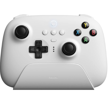 [CTR0102] Control 8BitDo Ultimate 2 Wireless - SteamOS - Base de Carga - 2.4G - Blanco - 81HE