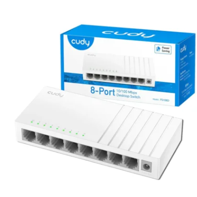 [SW1006] Switch Cudy FS108D - 8-Puertos - 10/100Mbps - Blanco - FS108D_EU